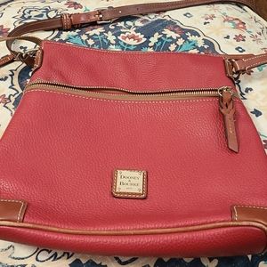 Dooney & Bourke Pebble Leather crossbody purse, Terracotta
